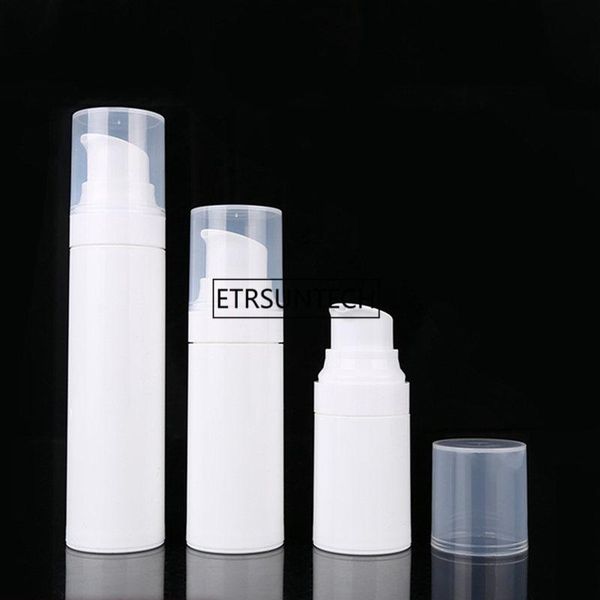storage bottles & jars 100pcs 15/30/50ml portable empty refillable pump airless cosmetic containers with transparent cap f2960
storage bottles & jars 100pcs 15/30/50ml portable empty refillable pump airless cosmetic containers with transparent cap f2960