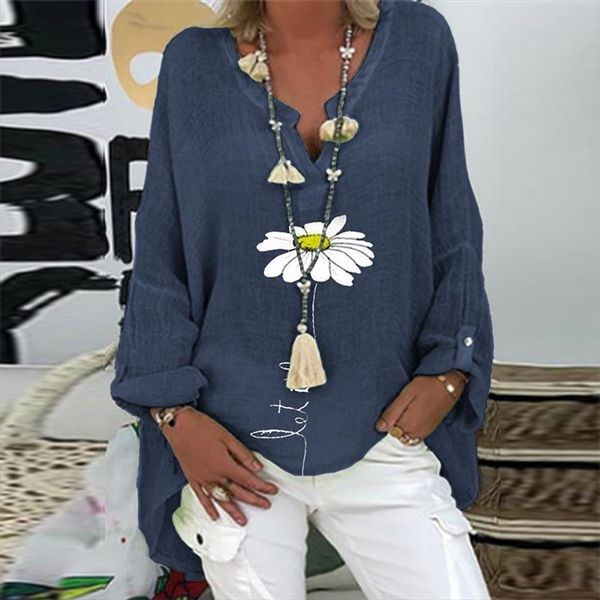 casual cotton linen loose blouse shirt autumn elegant butterfly print loose blusa spring long sleeve women v neck shirts 5x, White
casual cotton linen loose blouse shirt autumn elegant butterfly print loose blusa spring long sleeve women v neck shirts 5x, White