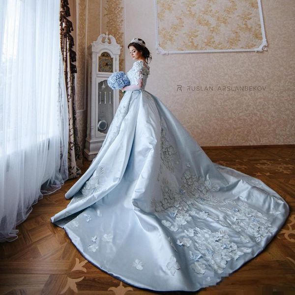 arbric 2021 blue wedding switches sheer шеи 3d цветочные аппликации свадебные платья с длинным рукавом длина свадебное шариковое платье, White
arbric 2021 blue wedding switches sheer шеи 3d цветочные аппликации свадебные платья с длинным рукавом длина свадебное шариковое платье, White