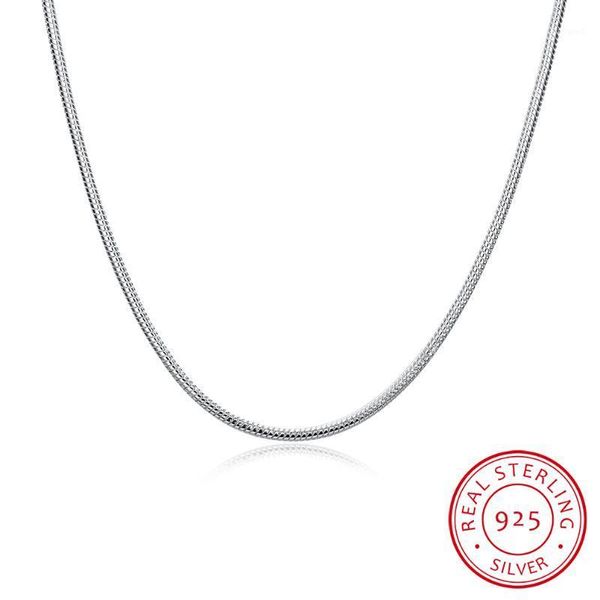 chains lekani 1pc unsiex women men 925 sterling silver 3mm snake chain necklace statement jewelry 16-24 inch promoting1
chains lekani 1pc unsiex women men 925 sterling silver 3mm snake chain necklace statement jewelry 16-24 inch promoting1
