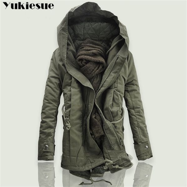 new men padded parka cotton coat winter hooded jacket mens fashion large size coat thick warm parkas black army green 6xl 201218
new men padded parka cotton coat winter hooded jacket mens fashion large size coat thick warm parkas black army green 6xl 201218