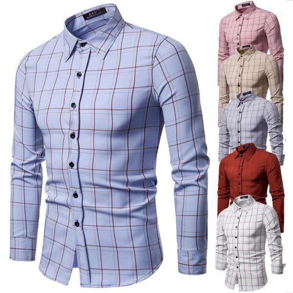 men's casual shirts 2021 autumn winter flannel plaid shirt checkered men long sleeve chemise homme polyester business l07151, White;black
men's casual shirts 2021 autumn winter flannel plaid shirt checkered men long sleeve chemise homme polyester business l07151, White;black