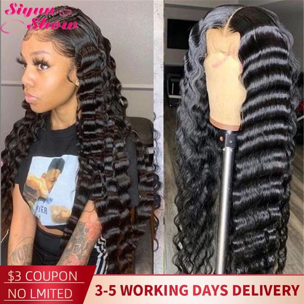 30 inch brazilian loose deep wave wig curly 360 lace frontal wig preplucked remy 13x6 lace front human hair wigs for black women, Black;brown
30 inch brazilian loose deep wave wig curly 360 lace frontal wig preplucked remy 13x6 lace front human hair wigs for black women, Black;brown