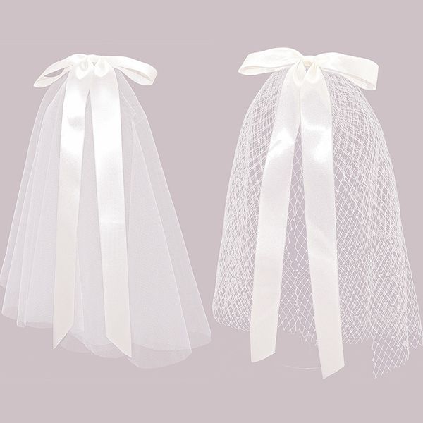 hair veil with clips handmade wedding accessories engagement hairwear white ivory headdress bow knot bridal, Black
hair veil with clips handmade wedding accessories engagement hairwear white ivory headdress bow knot bridal, Black