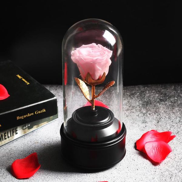 rotating glass cover eternal rose of music box wedding party valentine's day birthday mother day gift
rotating glass cover eternal rose of music box wedding party valentine's day birthday mother day gift