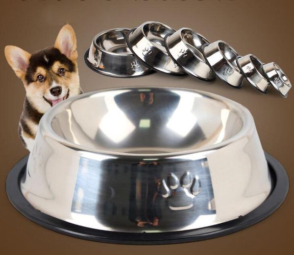 classical stainless steel dog bowl foods water bowl with skidproof ring pet feeding bowl pets supplies
classical stainless steel dog bowl foods water bowl with skidproof ring pet feeding bowl pets supplies