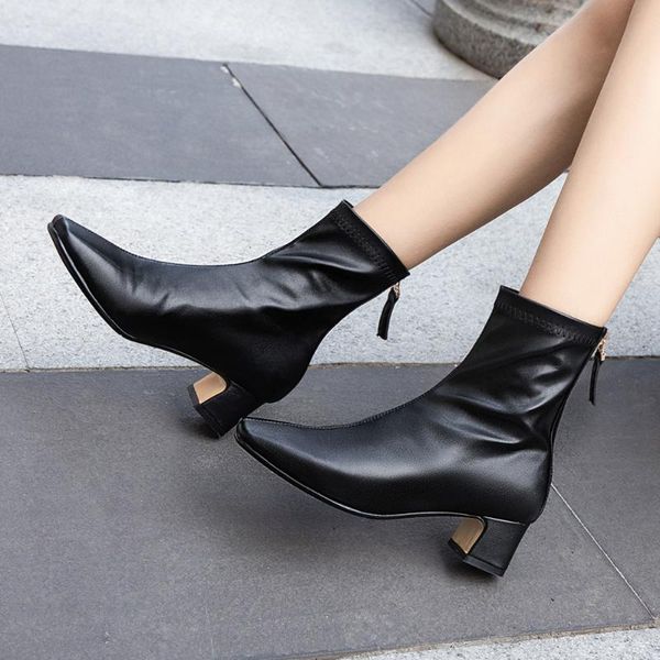 boots plus size 34-43 fashion ankle elastic sock chunky high heels stretch women autumn booties pump shoes, Black
boots plus size 34-43 fashion ankle elastic sock chunky high heels stretch women autumn booties pump shoes, Black