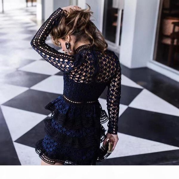 blue lace sheath 2019 summer women dresses white runway crochet hook flower lace hollow out layered casual long sleeve mini female vestido, Black;gray
blue lace sheath 2019 summer women dresses white runway crochet hook flower lace hollow out layered casual long sleeve mini female vestido, Black;gray