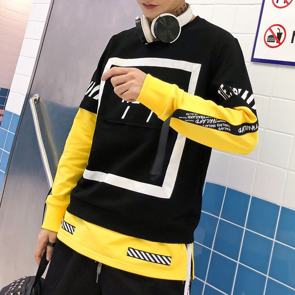 hooded sweater m spring tide brand new 2019 hedging coat korean students loose tide handsome jacket, Black
hooded sweater m spring tide brand new 2019 hedging coat korean students loose tide handsome jacket, Black