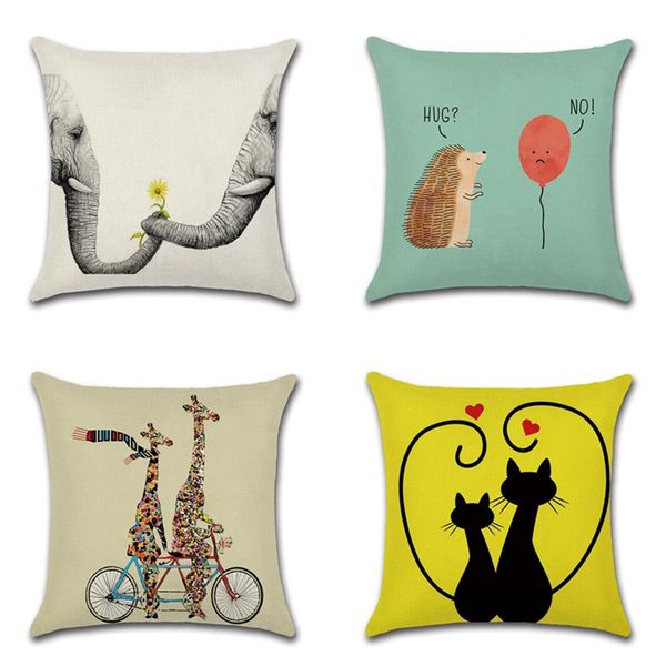 lovely animal cushion cover couple pattern pillow covers decorative for sofa car bed living room decor
lovely animal cushion cover couple pattern pillow covers decorative for sofa car bed living room decor