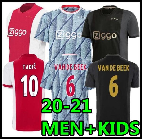 20 21 ajax soccer jersey promes 2020 2021 camiseta de fútbo van de beek tadic ziyech football shirt men kids sets uniform 50th neres, Black;yellow
20 21 ajax soccer jersey promes 2020 2021 camiseta de fútbo van de beek tadic ziyech football shirt men kids sets uniform 50th neres, Black;yellow