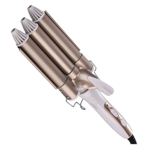 hair brushes large three-bar curling iron, egg roll head, 3-tube ceramic household, with euro plug (25mm gold), Silver
hair brushes large three-bar curling iron, egg roll head, 3-tube ceramic household, with euro plug (25mm gold), Silver