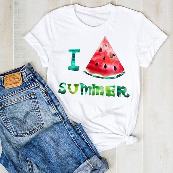 women watermelon sweet cartoon print fruit beach ladies summer t tee tshirt womens female shirt clothes graphic t-shirt, White
women watermelon sweet cartoon print fruit beach ladies summer t tee tshirt womens female shirt clothes graphic t-shirt, White