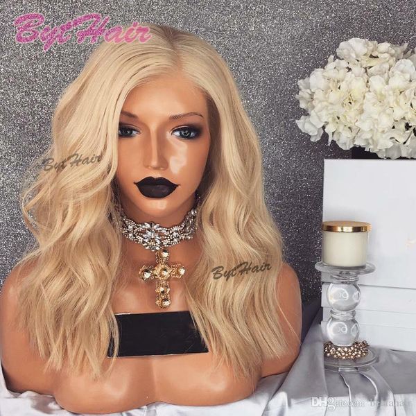 bythair 613 blonde color full lace wigs vrigin brazilian hair blonde lace front wig short bob wavy human hair wig with baby hairs, Black;brown
bythair 613 blonde color full lace wigs vrigin brazilian hair blonde lace front wig short bob wavy human hair wig with baby hairs, Black;brown