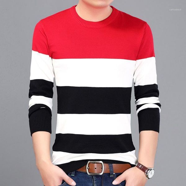 men's sweaters autumn and winter red grey blue color mens striped sweater 2021 fashion men's pullover casual wear pullovers male, White;black
men's sweaters autumn and winter red grey blue color mens striped sweater 2021 fashion men's pullover casual wear pullovers male, White;black
