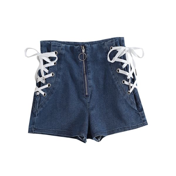 summer high waist denim for women blue black bandage short jeans korean style harajuku fashion lace up shorts femme y200822, White;black
summer high waist denim for women blue black bandage short jeans korean style harajuku fashion lace up shorts femme y200822, White;black