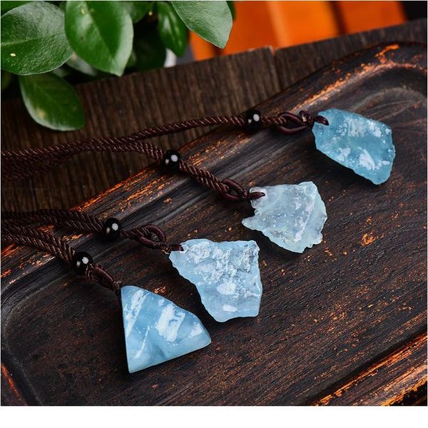 1pc fashion natural aquamarine original stone pendant mineral jewelry lucky men women souvenir jllmwh, Black
1pc fashion natural aquamarine original stone pendant mineral jewelry lucky men women souvenir jllmwh, Black