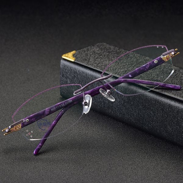 screwless female diamond edge cutting frame women anti blue light prescription optical glasses frameless
screwless female diamond edge cutting frame women anti blue light prescription optical glasses frameless