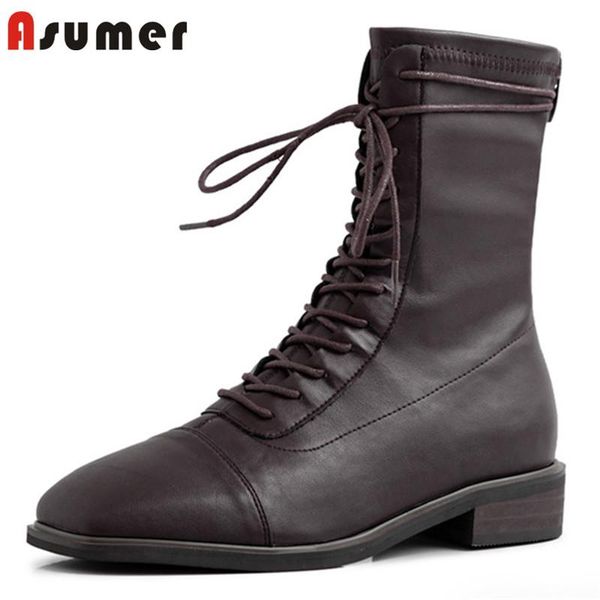boots asumer 2021 arrival ankle women zip lace up low heels casual shoes comfortable simple autumn winter woman, Black
boots asumer 2021 arrival ankle women zip lace up low heels casual shoes comfortable simple autumn winter woman, Black