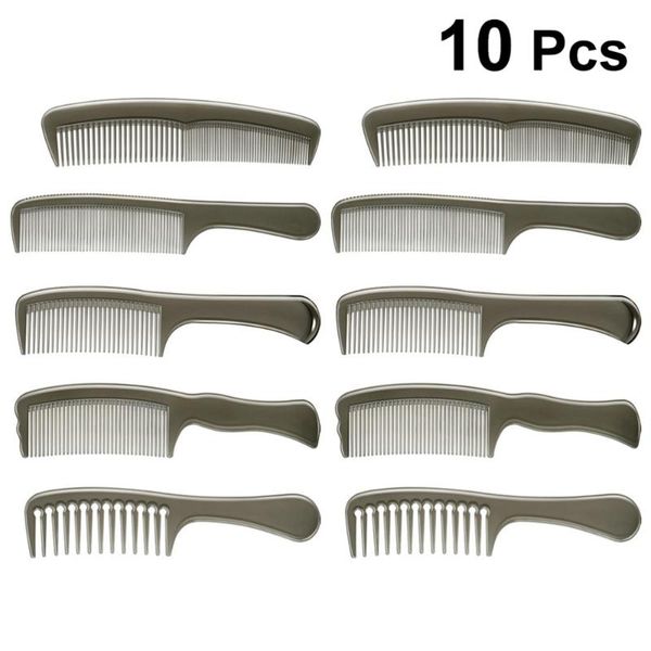 10pcs household hairdressing comb convenient hair smoothing comb hair styling care accessory for daily use, Silver
10pcs household hairdressing comb convenient hair smoothing comb hair styling care accessory for daily use, Silver