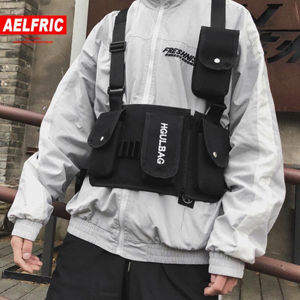 aelfric high street fashion chest rig black waist bag multi-pockets hip hop streetwear functional tactical chest bag
aelfric high street fashion chest rig black waist bag multi-pockets hip hop streetwear functional tactical chest bag