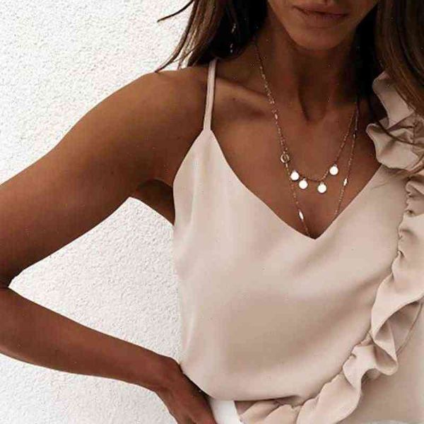 selling summer solid women cami color spaghetti ruffled strap backless camisole vest blouse camisoles top, White
selling summer solid women cami color spaghetti ruffled strap backless camisole vest blouse camisoles top, White