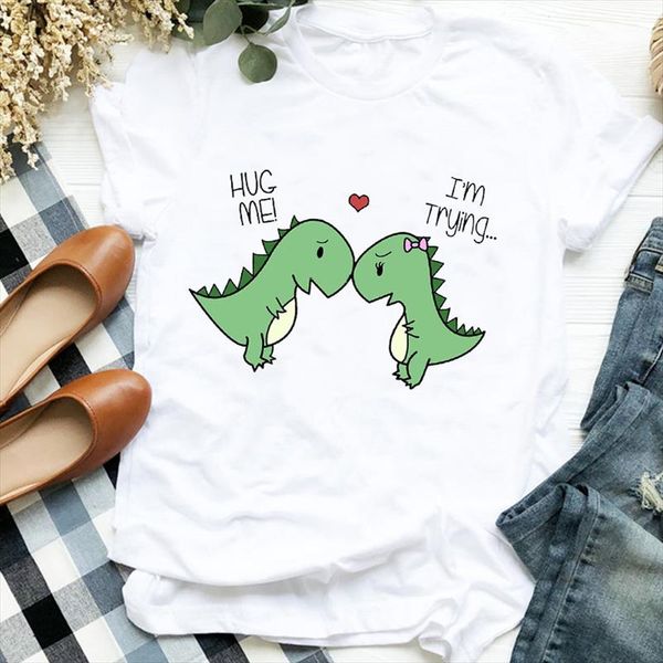 women lady 90s dinosaur love cartoon summer fall animal print tshirt female t tee womens shirt clothes graphic t shirt, White
women lady 90s dinosaur love cartoon summer fall animal print tshirt female t tee womens shirt clothes graphic t shirt, White