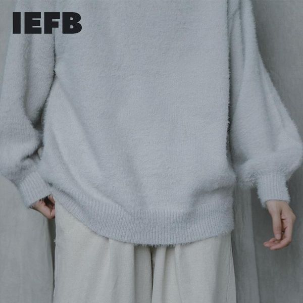 iefb 2020 autumn winter soft warm pullovers kintwear for male loose casual oversized sweater larterm long sleeve clothes 9y4974, White;black 
iefb 2020 autumn winter soft warm pullovers kintwear for male loose casual oversized sweater larterm long sleeve clothes 9y4974, White;black