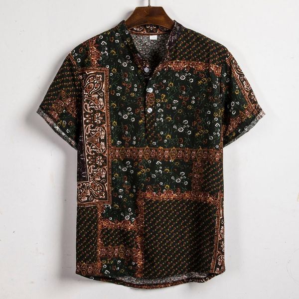 summer printing hawaiian shirt men ethnic short sleeve blouse casual cotton linen shirt holiday vocation beach chemise homme, White;black
summer printing hawaiian shirt men ethnic short sleeve blouse casual cotton linen shirt holiday vocation beach chemise homme, White;black