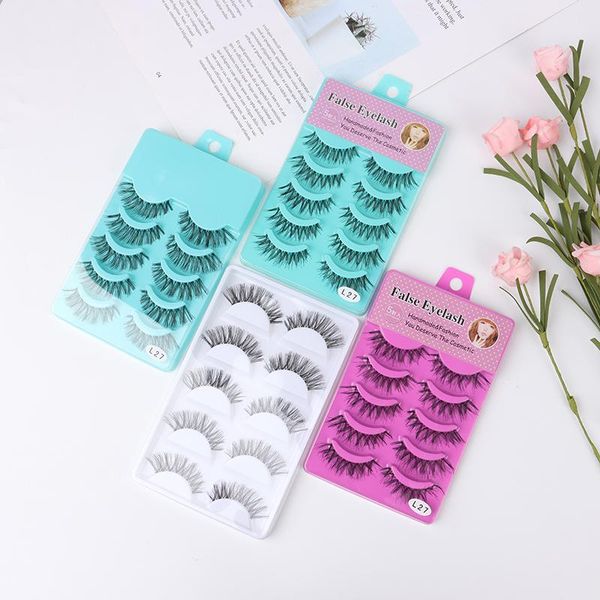 5 pairs messy cross false eyelashes bigeye long thick natural makeup fake eye lashes extension tools transparent black
5 pairs messy cross false eyelashes bigeye long thick natural makeup fake eye lashes extension tools transparent black