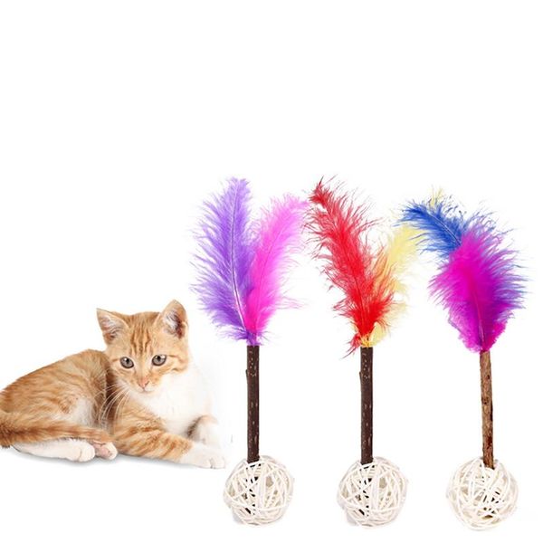 cat toys pet toy feather silvervine teeth cleaning teaser wand bell ball sticks random color
cat toys pet toy feather silvervine teeth cleaning teaser wand bell ball sticks random color