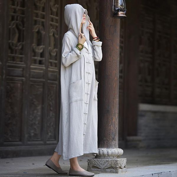 solid black red long sleeve hooded women long coat novelty design chinese style trench coats plus size autumn robe coat b137, Tan;black
solid black red long sleeve hooded women long coat novelty design chinese style trench coats plus size autumn robe coat b137, Tan;black