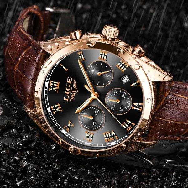 luik horloges mannen merk luxe voor waterdicht chronograph quartz klok fashion lederen + box reloj hombre, Slivery;brown
luik horloges mannen merk luxe voor waterdicht chronograph quartz klok fashion lederen + box reloj hombre, Slivery;brown