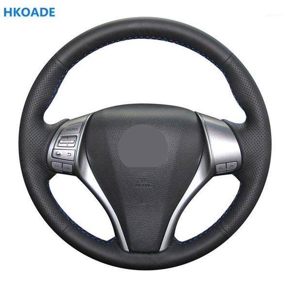 diy black hige soft artificial leather car steering wheel cover for x-trail teana altima qashqai tiida pulsar navara1
diy black hige soft artificial leather car steering wheel cover for x-trail teana altima qashqai tiida pulsar navara1