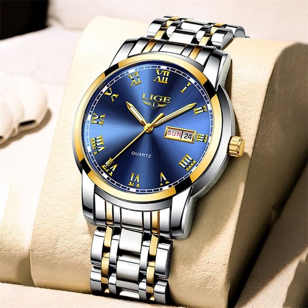 lige watch men fashion sports quartz full steel gold business mens watches brand luxury waterproof watch relogio masculino 201207, Slivery;brown
lige watch men fashion sports quartz full steel gold business mens watches brand luxury waterproof watch relogio masculino 201207, Slivery;brown