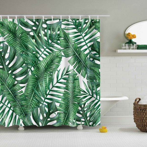 tropical green plant palm leaf monstera cactus bathroom shower curtains frabic waterproof polyester bath curtain with hooks
tropical green plant palm leaf monstera cactus bathroom shower curtains frabic waterproof polyester bath curtain with hooks