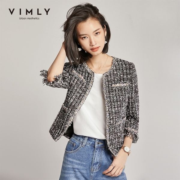 vimly women short jacket elegant office lady half sleeve tassel slim spring autumn clothes vintage veste femme f3585 201023, Black;brown
vimly women short jacket elegant office lady half sleeve tassel slim spring autumn clothes vintage veste femme f3585 201023, Black;brown