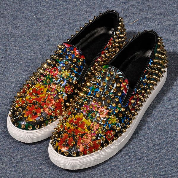 design korean male prints colour rivet slip-on flat breathing platform shoes chaussure moccasins homme man sneakers zxce, Black
design korean male prints colour rivet slip-on flat breathing platform shoes chaussure moccasins homme man sneakers zxce, Black