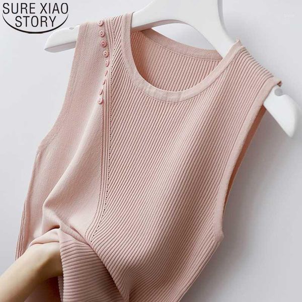 2020 korean knitted vest women tank solid tank blusas mujer de moda o-neck ice silk fashion sleeveless female clothes 96281, White
2020 korean knitted vest women tank solid tank blusas mujer de moda o-neck ice silk fashion sleeveless female clothes 96281, White