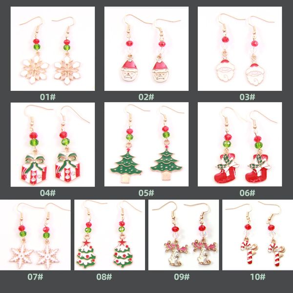 2019 explosion models christmas eve christmas earrings alloy dripping santa claus earrings sale, Golden;silver
2019 explosion models christmas eve christmas earrings alloy dripping santa claus earrings sale, Golden;silver