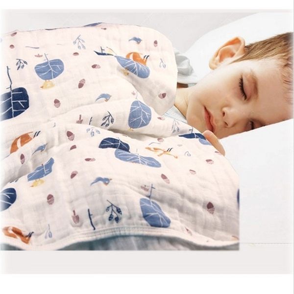 Blanket Aden Anais 100mboo Fiber 2 Layers Thicken Newborn Swaddle Bedding Baby Swaddling Sleeping Blankets Y201009