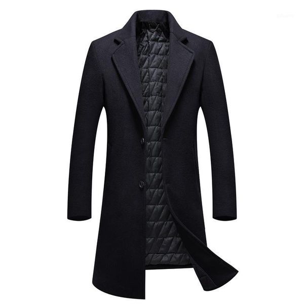 2020 winter new long thicken trench homme single breasted manteaux hivers homme1, Black
2020 winter new long thicken trench homme single breasted manteaux hivers homme1, Black