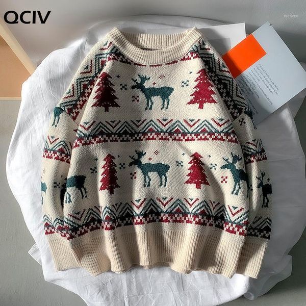 japanese retro harajuku christmas elk sweater round neck pullover couple sweater men's and women's padded1, White;black
japanese retro harajuku christmas elk sweater round neck pullover couple sweater men's and women's padded1, White;black