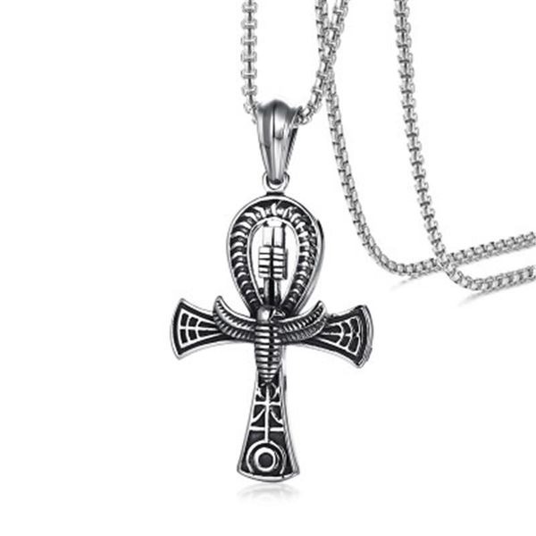 chains ankh necklace ancient egyptian religion jewelry gift punk cross pendant & chain for men/women, Silver
chains ankh necklace ancient egyptian religion jewelry gift punk cross pendant & chain for men/women, Silver