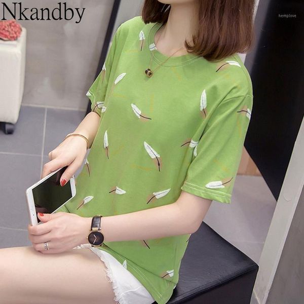 plus size feather print tees 2020 summer women vogue loose short sleeve t-shirt oversized casual cotton ladies daily tshirt1, White
plus size feather print tees 2020 summer women vogue loose short sleeve t-shirt oversized casual cotton ladies daily tshirt1, White