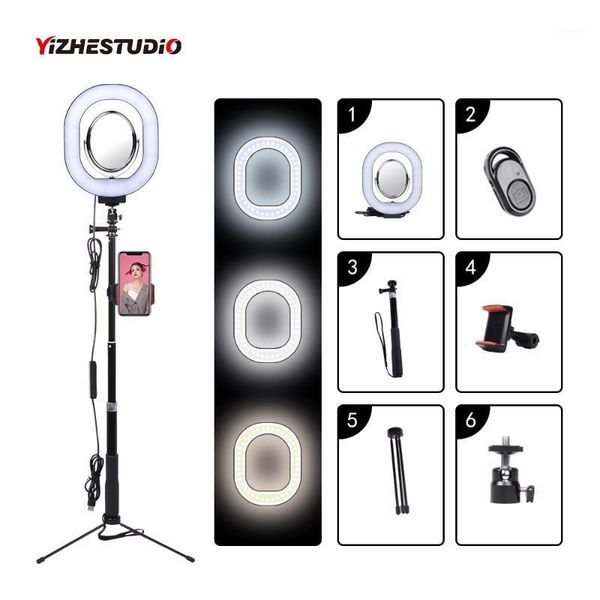 flash heads yizhestudio 3500-5500k pography dimmable led selfie ring light with phone holder usb plug tripod stepless light1
flash heads yizhestudio 3500-5500k pography dimmable led selfie ring light with phone holder usb plug tripod stepless light1