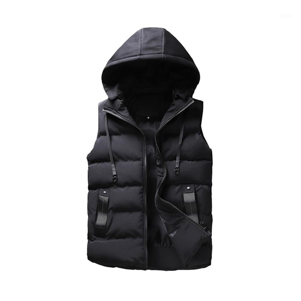 men's vests 2021 winter trend thickened short cotton clothing version of the armored wool belt cap1, Black;white
men's vests 2021 winter trend thickened short cotton clothing version of the armored wool belt cap1, Black;white