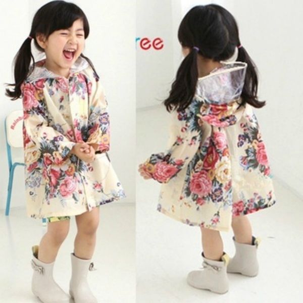 girl children lovely flowers waterproof poncho coat kids wear baby band rain jacket 201106, Blue;gray
girl children lovely flowers waterproof poncho coat kids wear baby band rain jacket 201106, Blue;gray