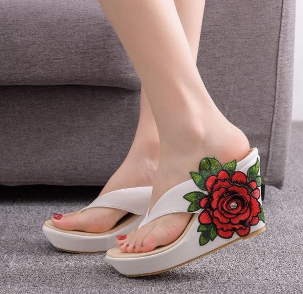 slippers woman lady home casual beach flip flops sandals women summer high heel 33-43, Black
slippers woman lady home casual beach flip flops sandals women summer high heel 33-43, Black