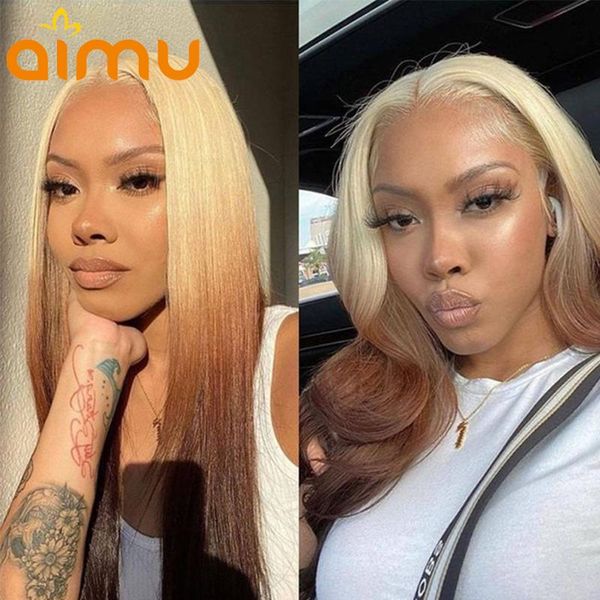 hd transparent ombre 613 blonde 13x6 frontal wigs straight pre plucked colored lace front wigs for black women brazilian remy, Black;brown
hd transparent ombre 613 blonde 13x6 frontal wigs straight pre plucked colored lace front wigs for black women brazilian remy, Black;brown